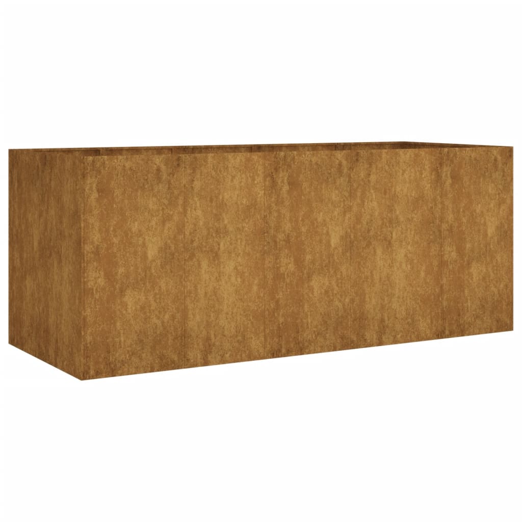 Vidaxl Planter elevado 200x80x80 cm Corten Steel