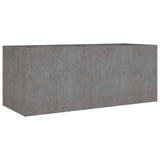 VidaXL jardinière surélevée 200x80x80 cm acier corten