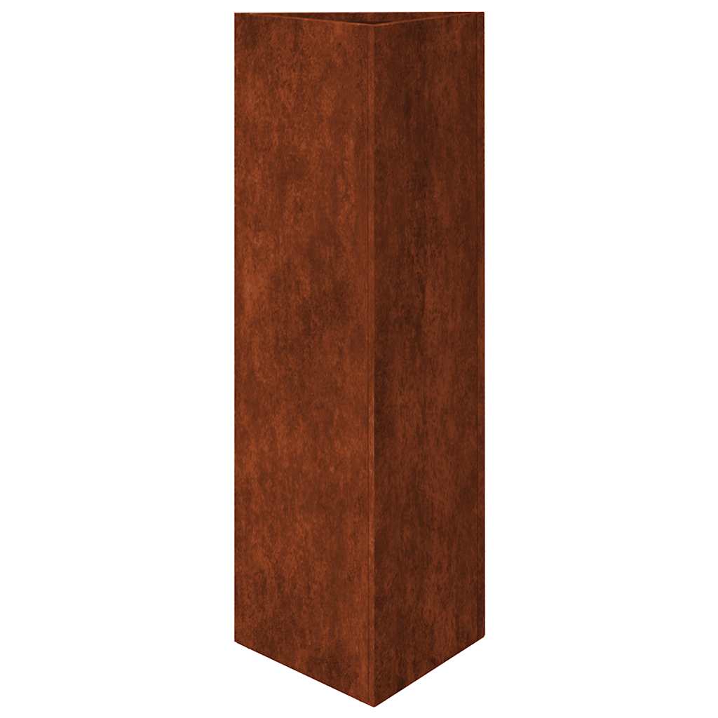 Jardinière Vidaxx 30x26x75 cm acier corten