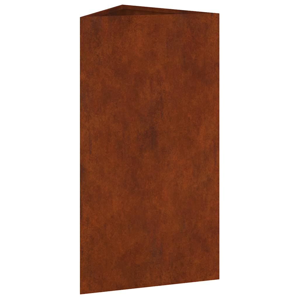 Jardinière Vidaxx 40x34,5x75 cm acier corten