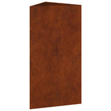 Jardinière Vidaxx 40x34,5x75 cm acier corten