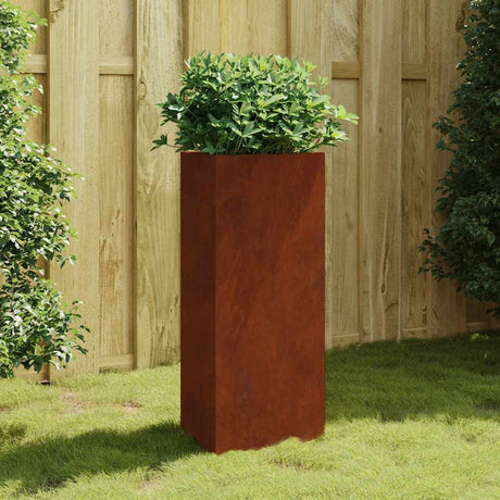 Jardinière Vidaxx 40x34,5x75 cm acier corten