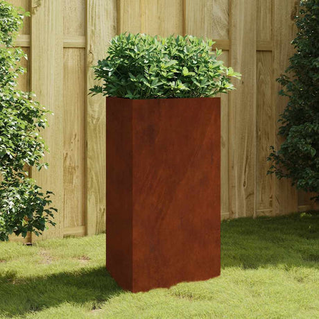 Jardinière Vidaxx 50x43x75 cm acier corten