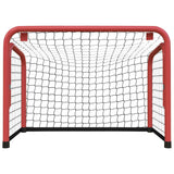 Vidaxl Hockey Zil mat Net 68x32x47 cm Stol a Polyester rout a schwaarz