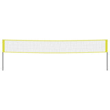 Vidaxl VolleyballNet 823x244 cm PE fabric yellow and black