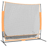 Vidaxl Golf Training Network 215x107x216 cm Polyester noir et orange