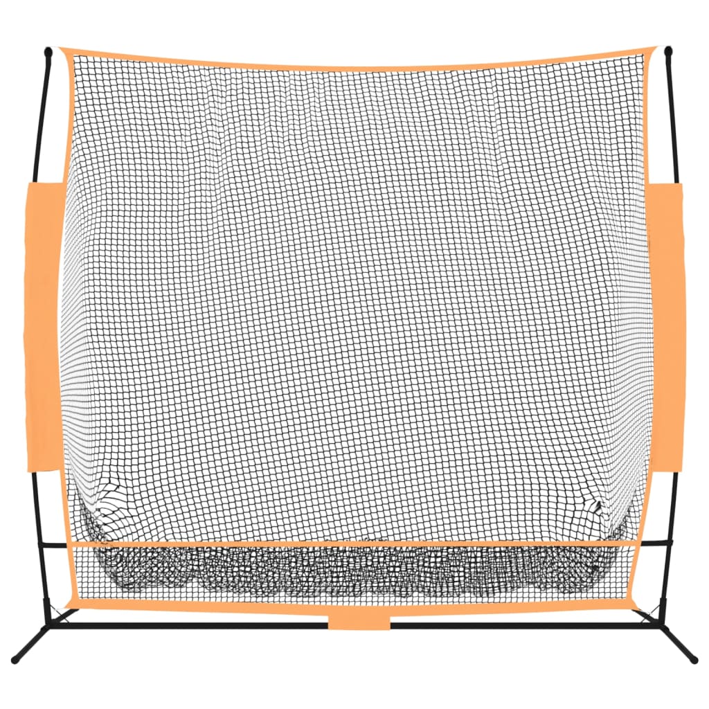 Vidaxl Golf Training Network 215x107x216 cm Polyester noir et orange