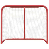 Vidaxx but de hockey 183x71x122 cm polyester rouge et blanc
