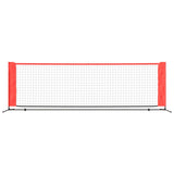 Vidaxl Tennisnet 300x100x87 cm Polyester schwaarz a rout