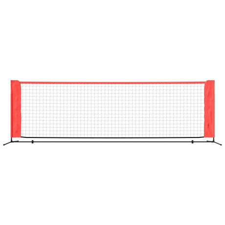 Vidaxl tennisnet 300x100x87 cm Polyester noir et rouge