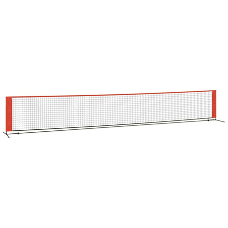 Vidaxl tennisnet 600x100x87 cm Polyester noir et rouge