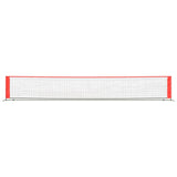 Vidaxl tennisnet 600x100x87 cm Polyester noir et rouge
