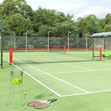 Vidaxl tennisnet 600x100x87 cm Polyester noir et rouge