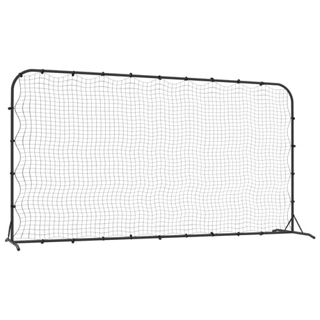 VidaXL rebondeur de football 366x90x183 cm HDPE noir