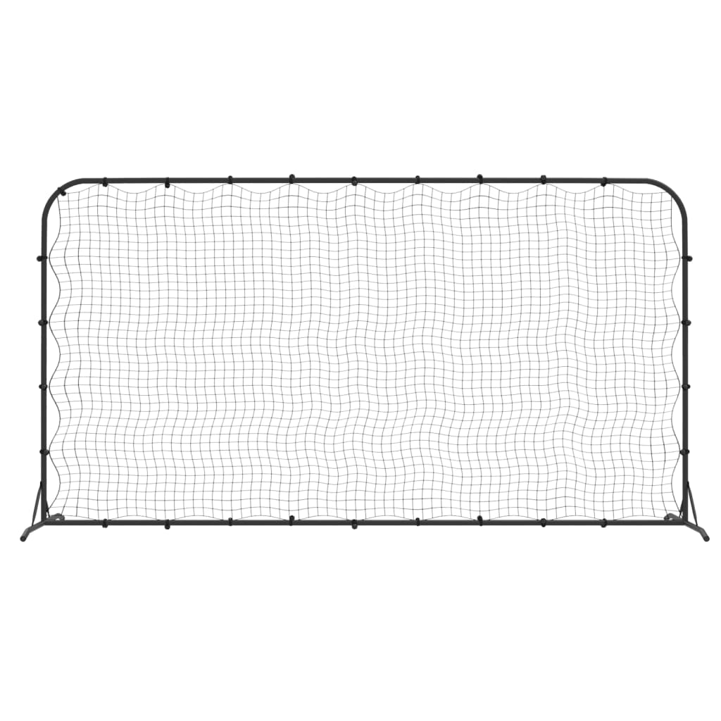 Vidaxl Football Rebunder 366x90x183 CM HDPE Black