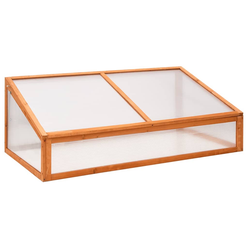 Vidaxx serre 110x58,5x39 cm bois de pin orange