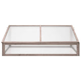 Vidaxx serre 110x58,5x39 cm gris pin