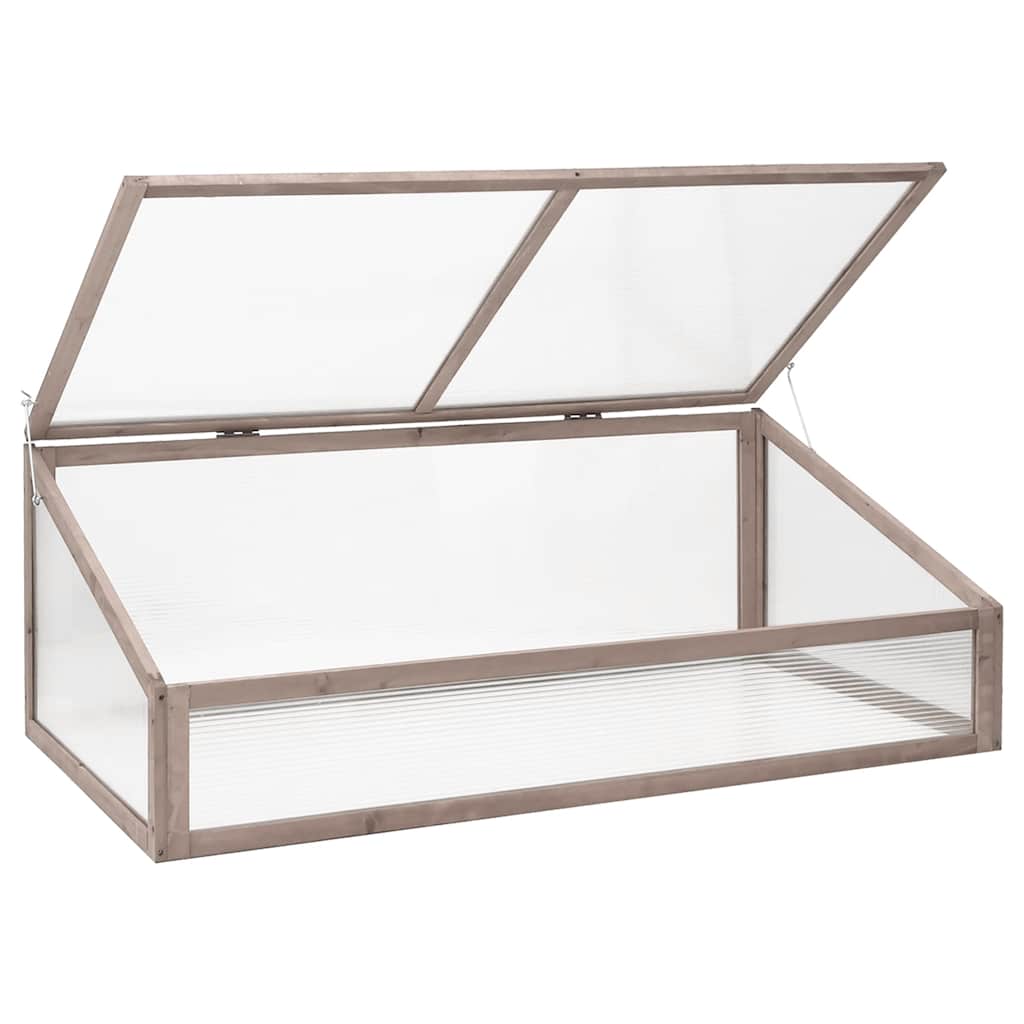 Vidaxx serre 110x58,5x39 cm gris pin