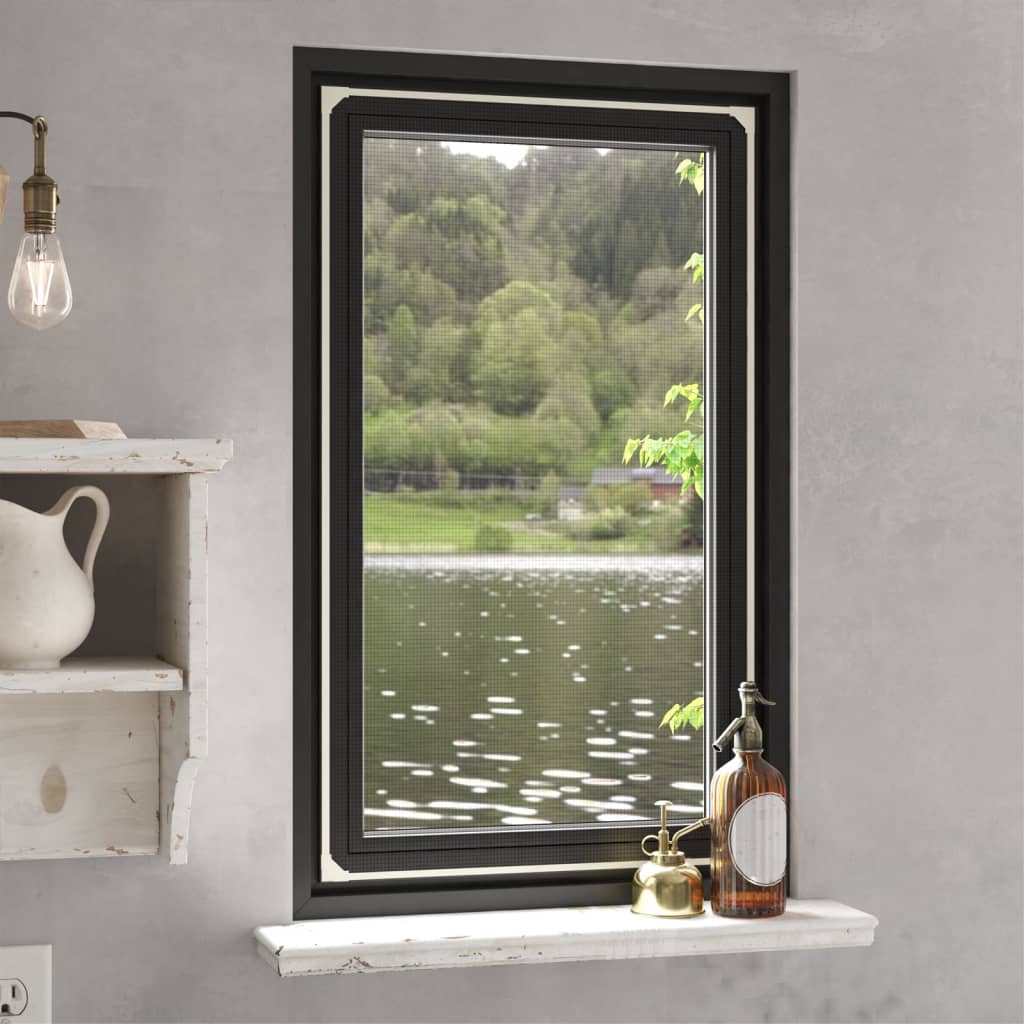 Vidaxx moustiquaire pour fenêtres magnétique 80x140 cm blanc