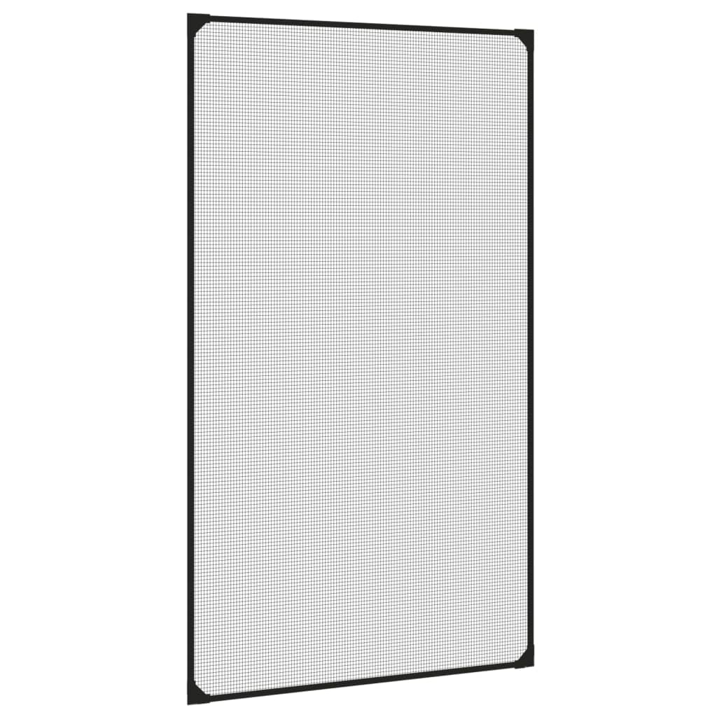 Vidaxx moustiquaire pour fenêtres magnétique 80x140 cm anthracite