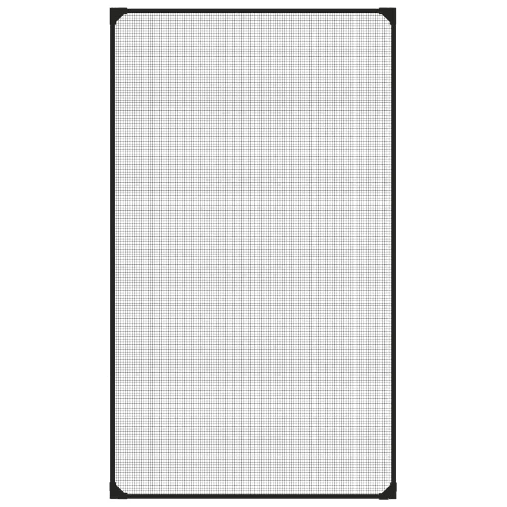 Vidaxx moustiquaire pour fenêtres magnétique 80x140 cm anthracite