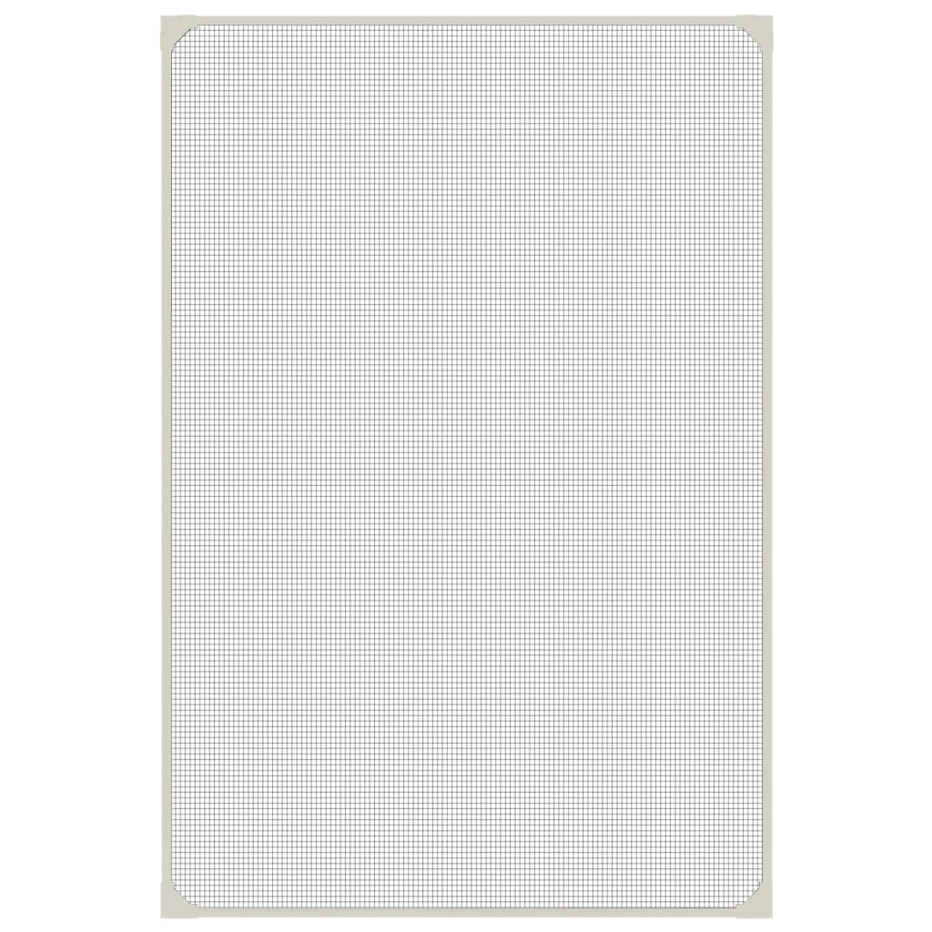 Vidaxx moustiquaire pour fenêtres magnétique 80x120 cm blanc