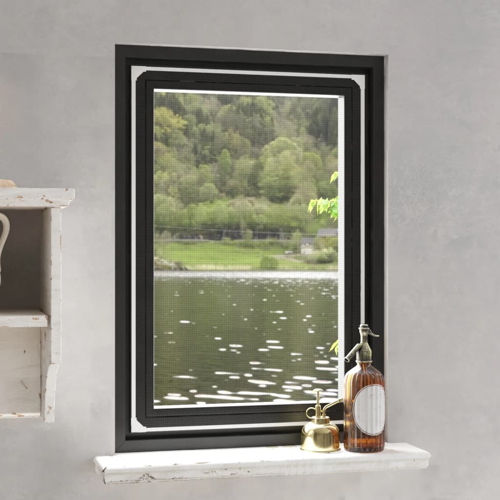 Vidaxx moustiquaire pour fenêtres magnétique 80x120 cm blanc