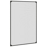 Vidaxx moustiquaire pour fenêtres magnétique 80x120 cm anthracite