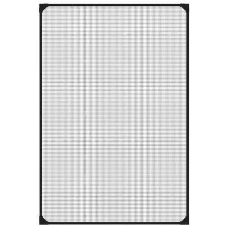Vidaxx moustiquaire pour fenêtres magnétique 80x120 cm anthracite