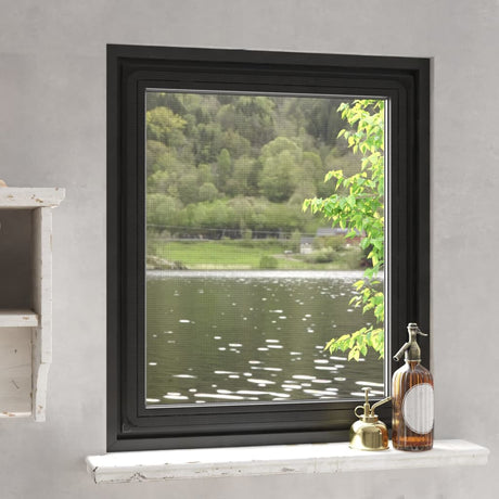 Vidaxx moustiquaire pour fenêtres magnétique 100x120 cm anthracite