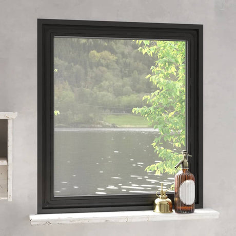 Vidaxx moustiquaire pour fenêtres magnétique 120x140 cm anthracite
