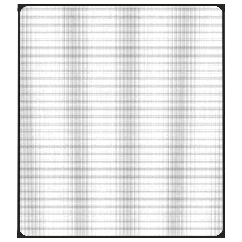 Vidaxx moustiquaire pour fenêtres magnétique 130x150 cm anthracite