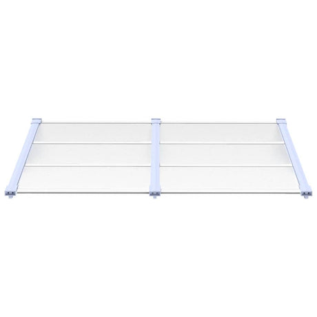 Auvent de porte Vidaxx 152,5x90 cm polycarbonate gris et transparent
