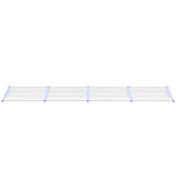 Auvent de porte Vidaxx 396x90 cm polycarbonate gris et transparent