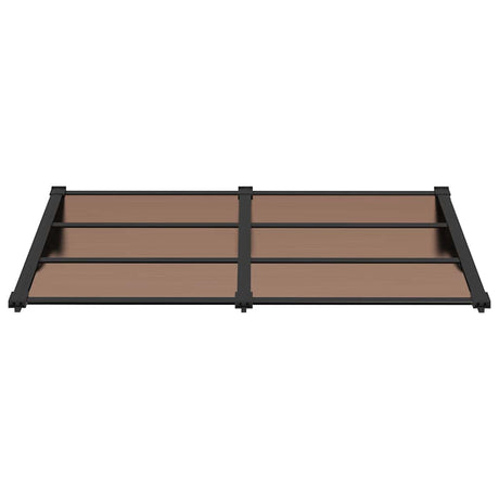 Vidaxx auvent de porte 152,5x90 cm polycarbonate noir