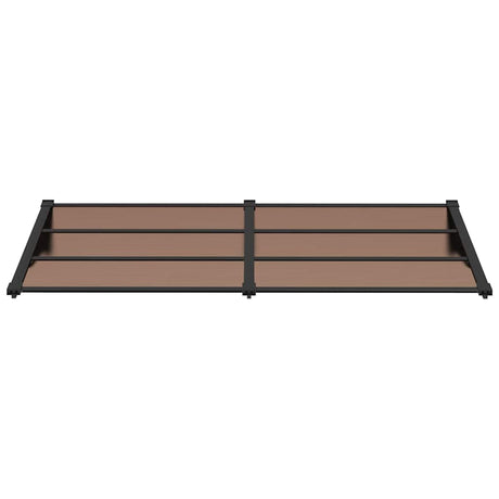 Vidaxx auvent de porte 199x90 cm polycarbonate noir