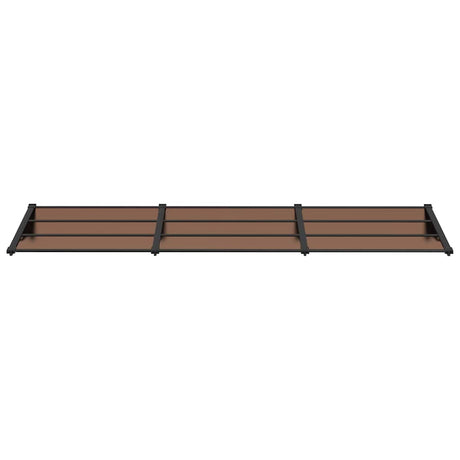 Vidaxx auvent de porte 297,5x90 cm polycarbonate noir