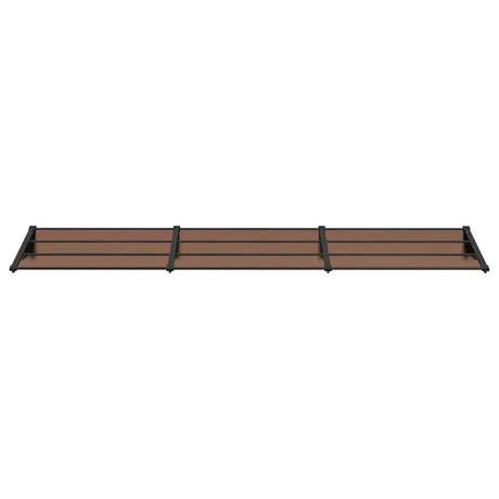 Vidaxx auvent de porte 358,5x90 cm polycarbonate noir