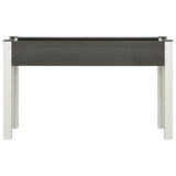 VidaXL jardinière surélevée 120x40x75 cm hkc gris