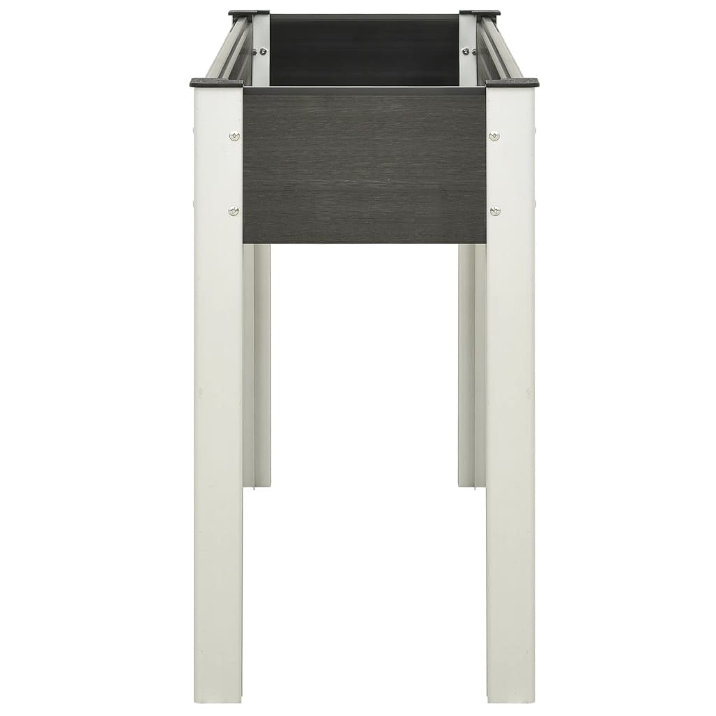 VidaXL jardinière surélevée 120x40x75 cm hkc gris
