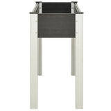 VidaXL jardinière surélevée 120x40x75 cm hkc gris