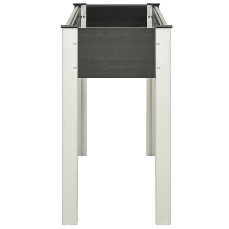 VidaXL jardinière surélevée 120x40x75 cm hkc gris