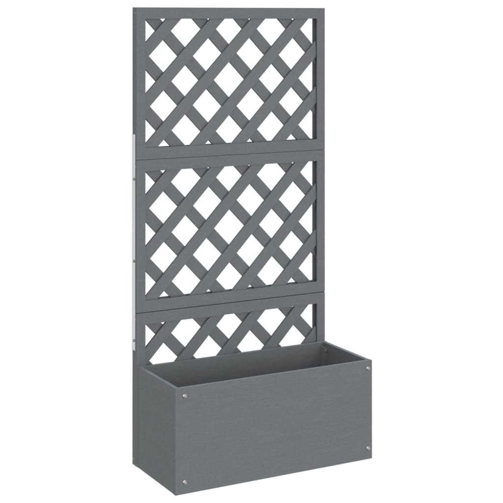 Jardinière VidaXL avec treillis 65x33x135 cm hkc