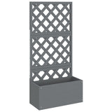 Jardinière VidaXL avec treillis 65x33x135 cm hkc