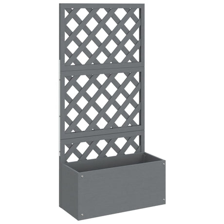Jardinière VidaXL avec treillis 65x33x135 cm hkc