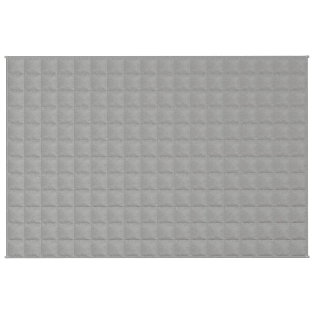 Vidaxx couverture lestée 122x183 cm 5 kg tissu gris