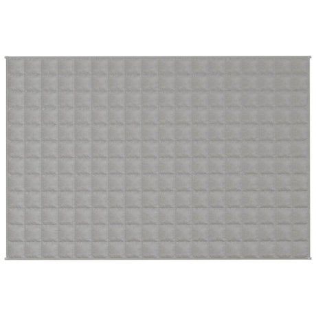 Vidaxx couverture lestée 122x183 cm 9 kg tissu gris