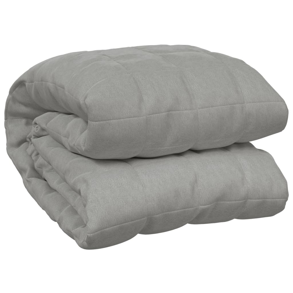Vidaxx couverture lestée 137x200 cm 6 kg tissu gris
