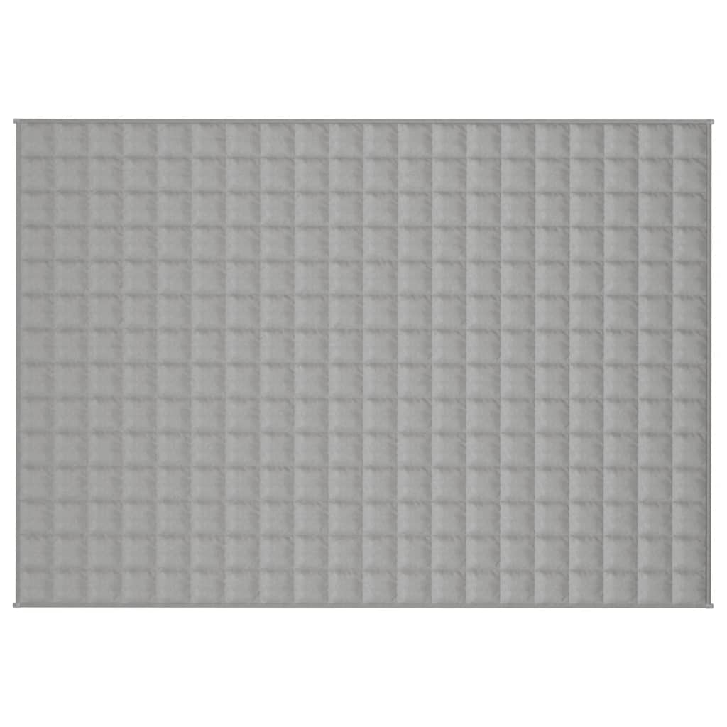 Vidaxx couverture lestée 137x200 cm 6 kg tissu gris