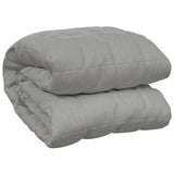 Vidaxx couverture lestée 140x200 cm 6 kg tissu gris